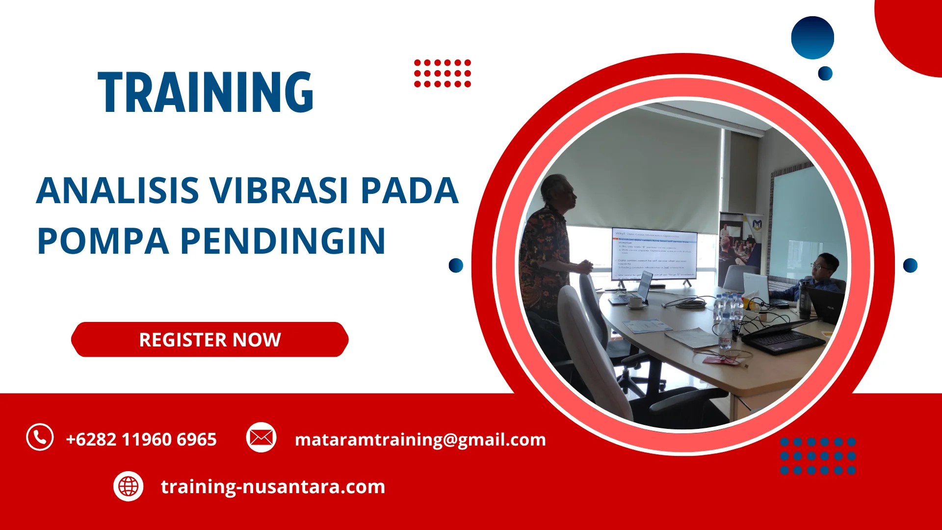 TRAINING ANALISIS VIBRASI PADA POMPA PENDINGIN