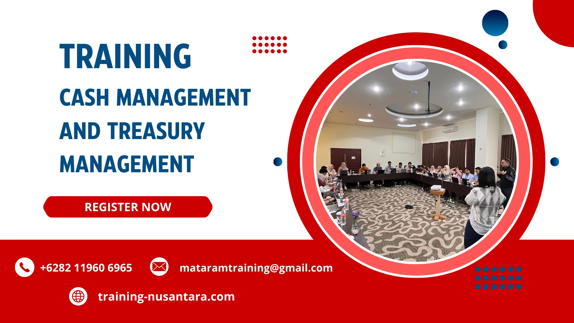 TRAINING CASH MANAGEMENT AND TREASURY MANAGEMENT