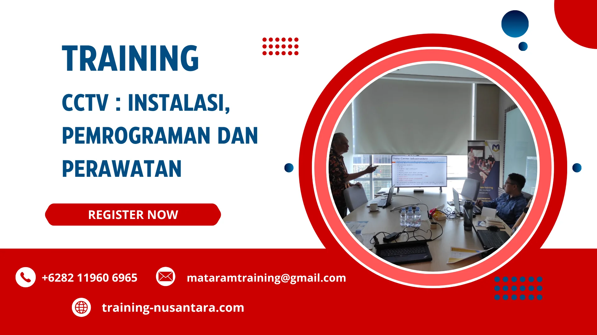 TRAINING CCTV INSTALASI, PEMROGRAMAN DAN PERAWATAN