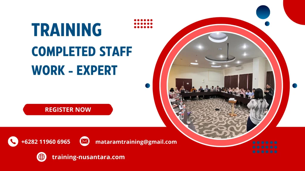 TRAINING COMPLETED STAFF WORK - EXPERT