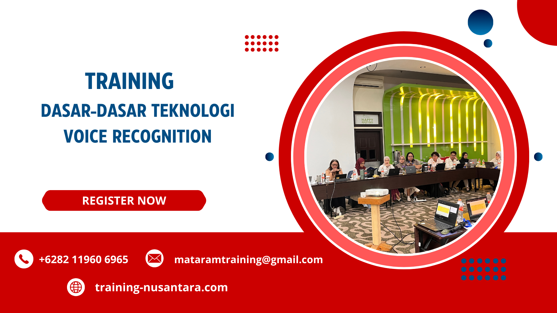 TRAINING DASAR-DASAR TEKNOLOGI VOICE RECOGNITION