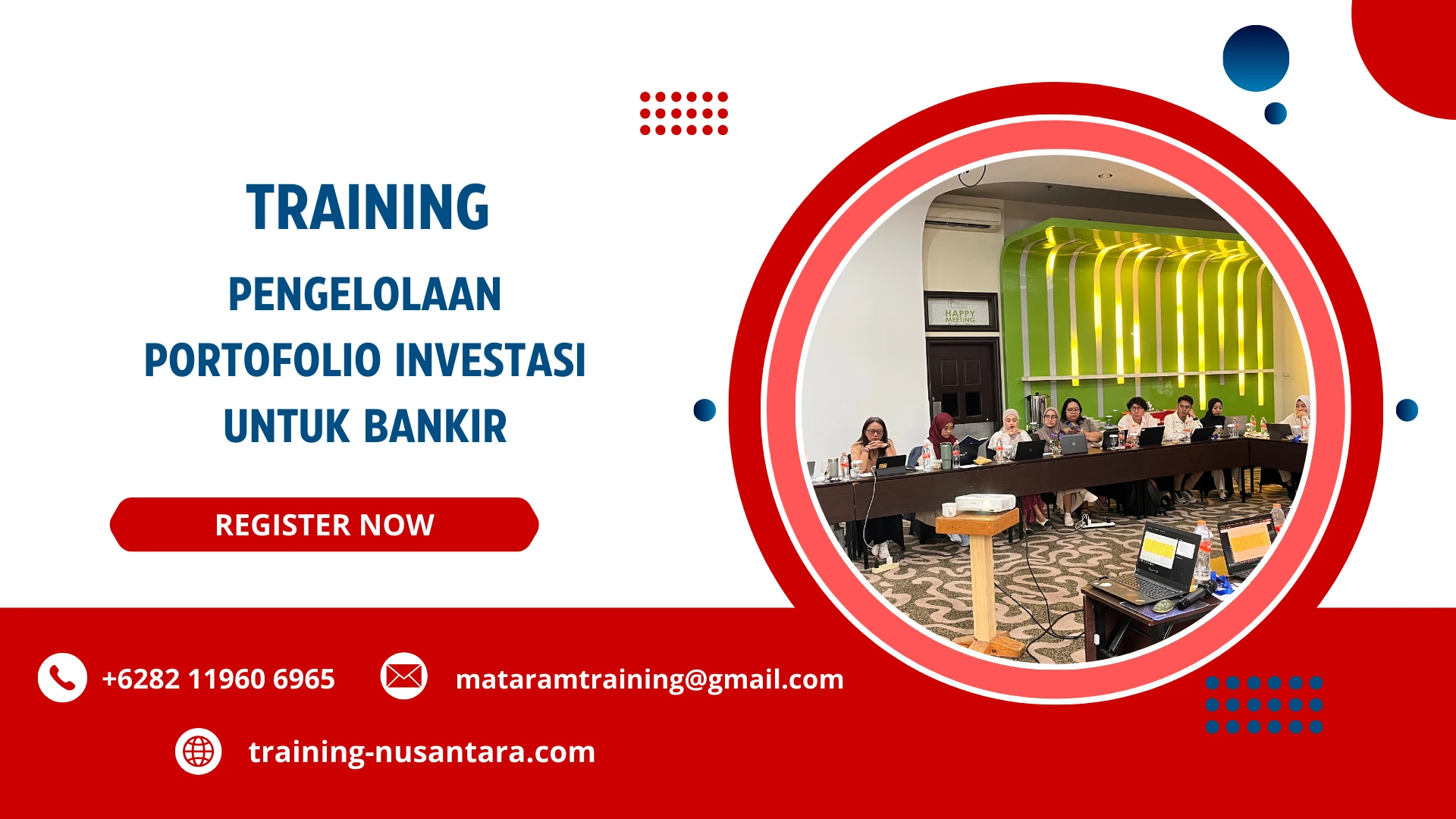 TRAINING PENGELOLAAN PORTOFOLIO INVESTASI UNTUK BANKIR