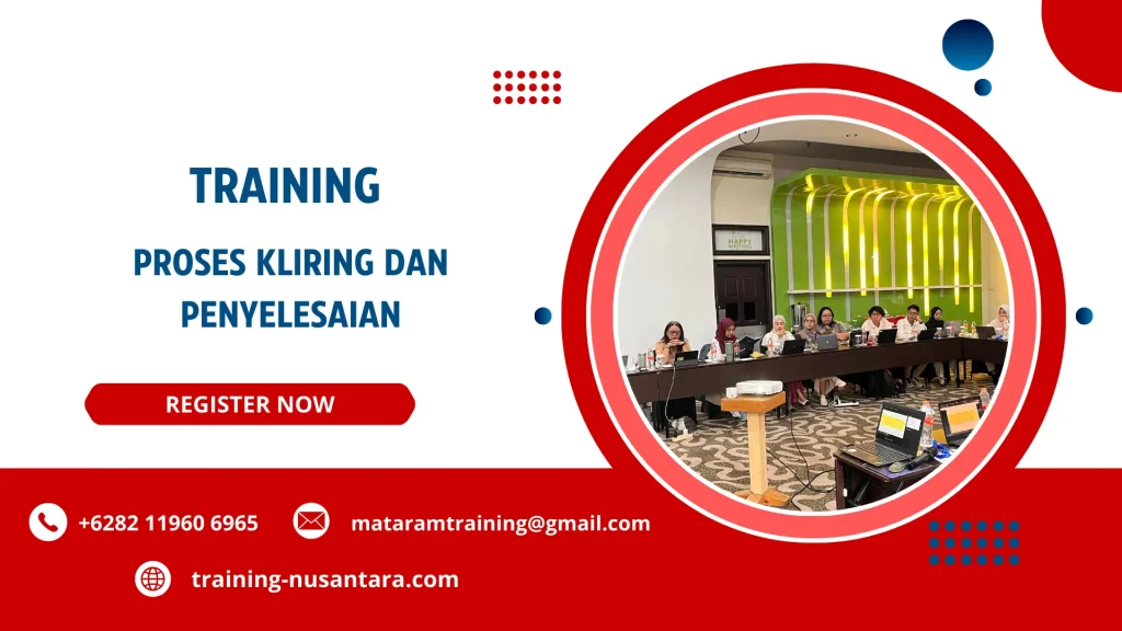 TRAINING PROSES KLIRING DAN PENYELESAIAN