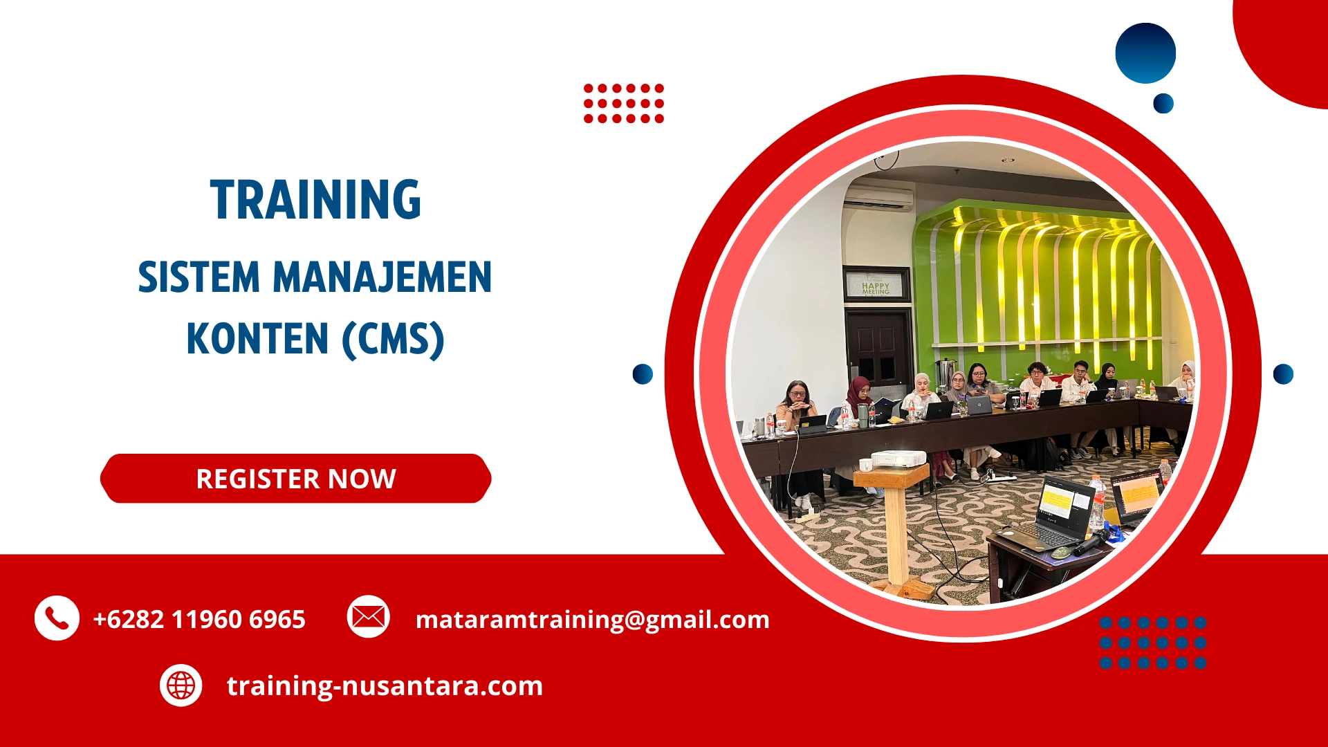TRAINING SISTEM MANAJEMEN KONTEN (CMS)