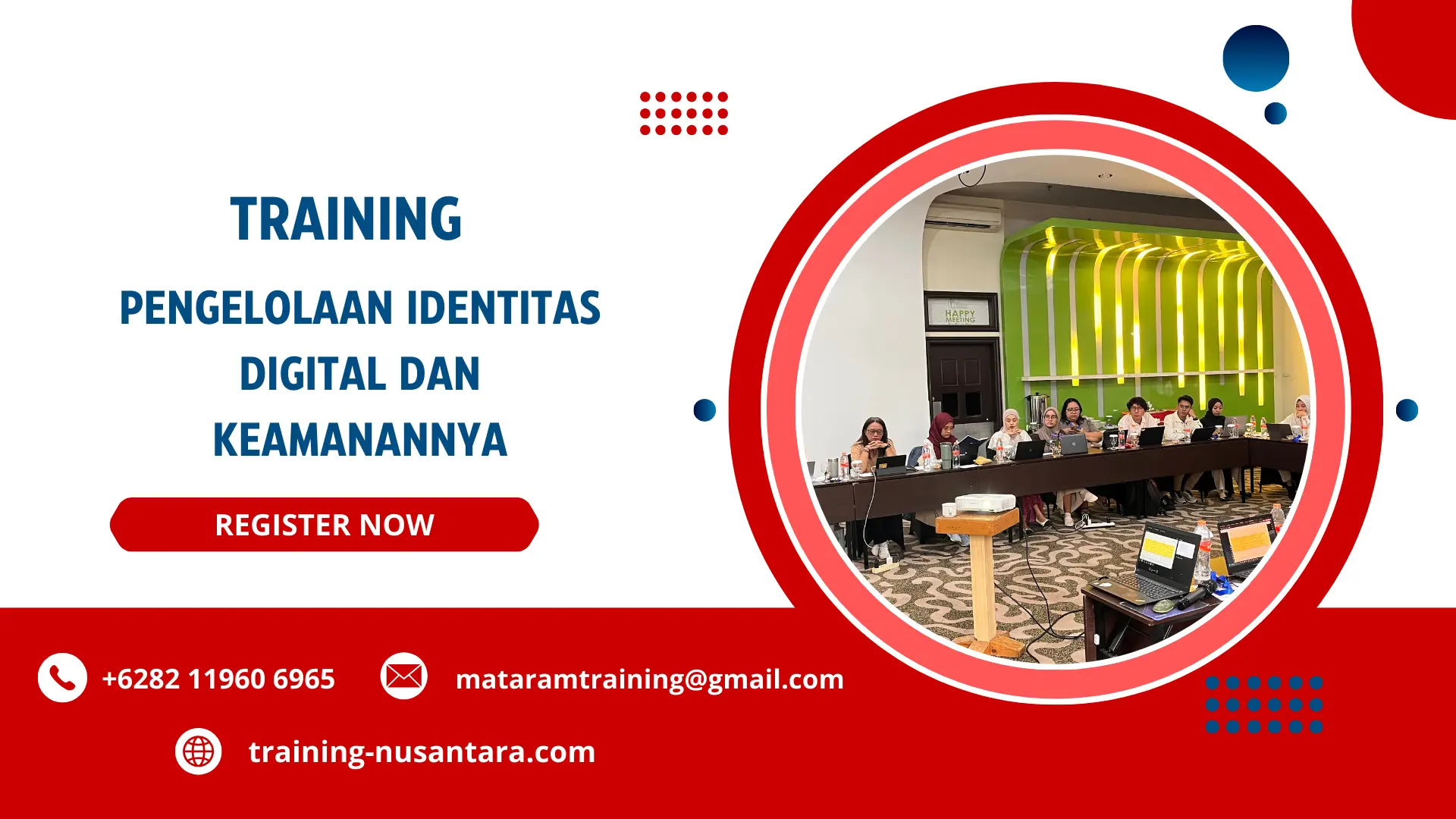 TRAINING PENGELOLAAN IDENTITAS DIGITAL DAN KEAMANANNYA