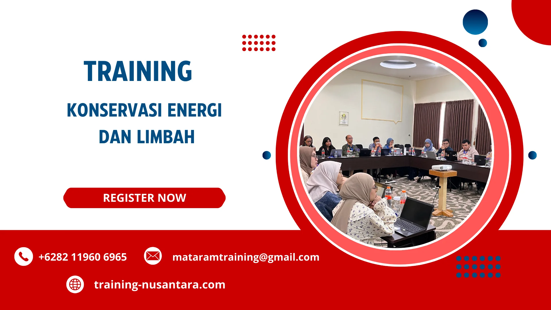 TRAINING KONSERVASI ENERGI DAN LIMBAH
