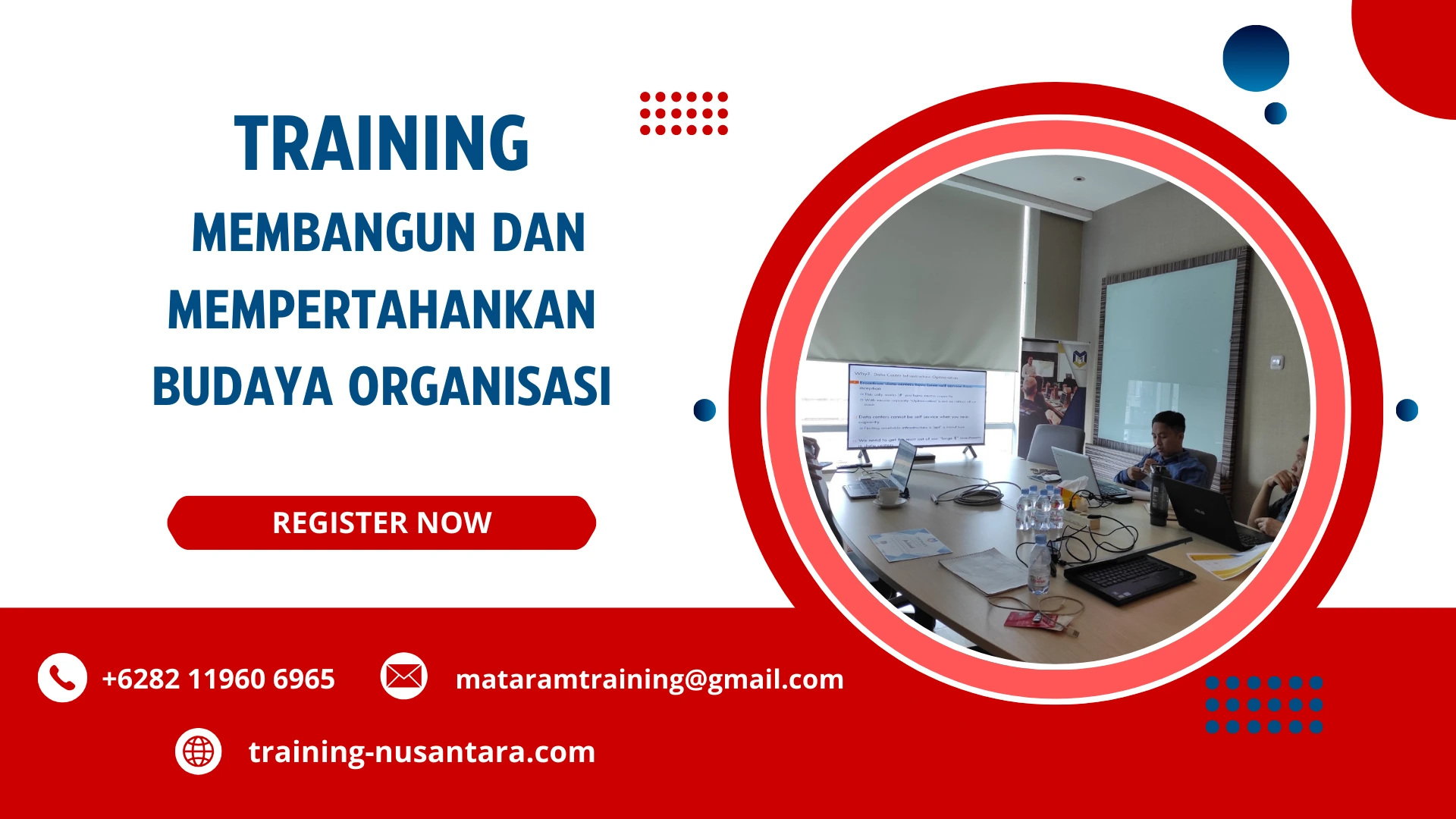 TRAINING MEMBANGUN DAN MEMPERTAHANKAN BUDAYA ORGANISASI JAKARTA