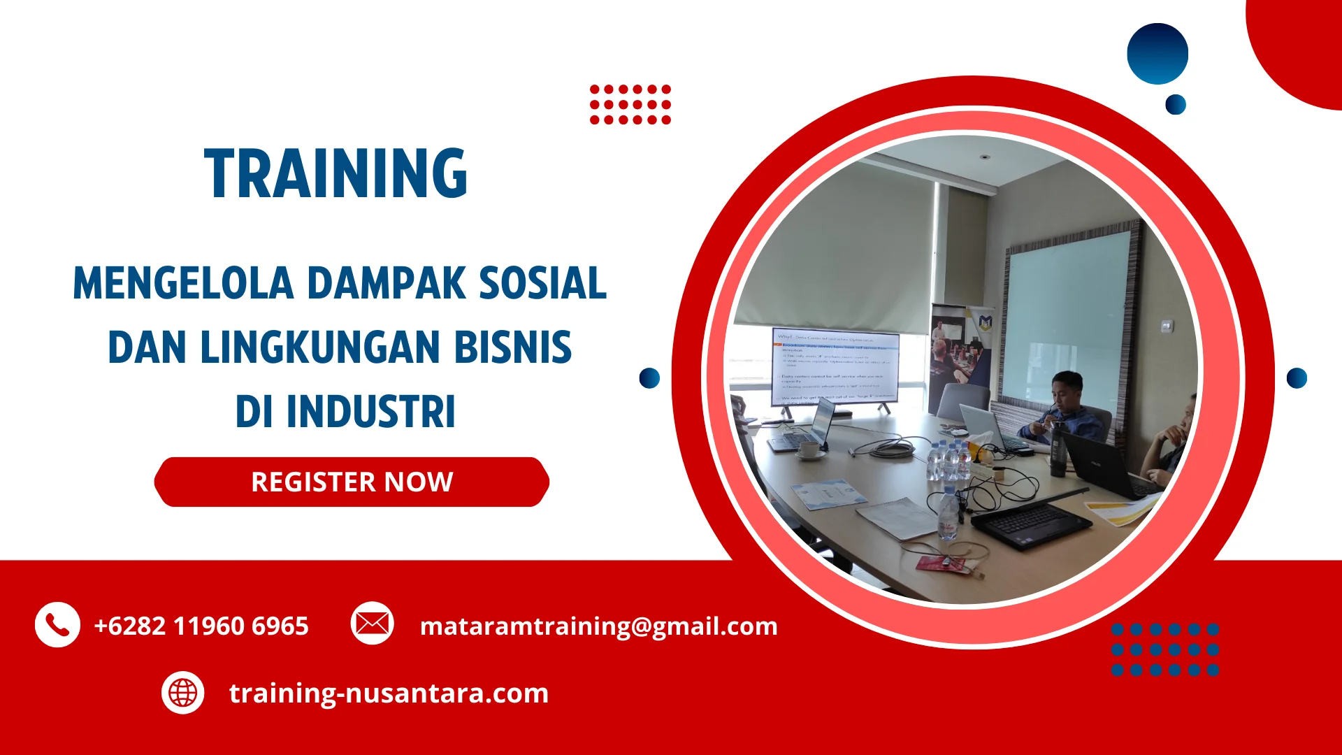 TRAINING MENGELOLA DAMPAK SOSIAL DAN LINGKUNGAN BISNIS DI INDUSTRI