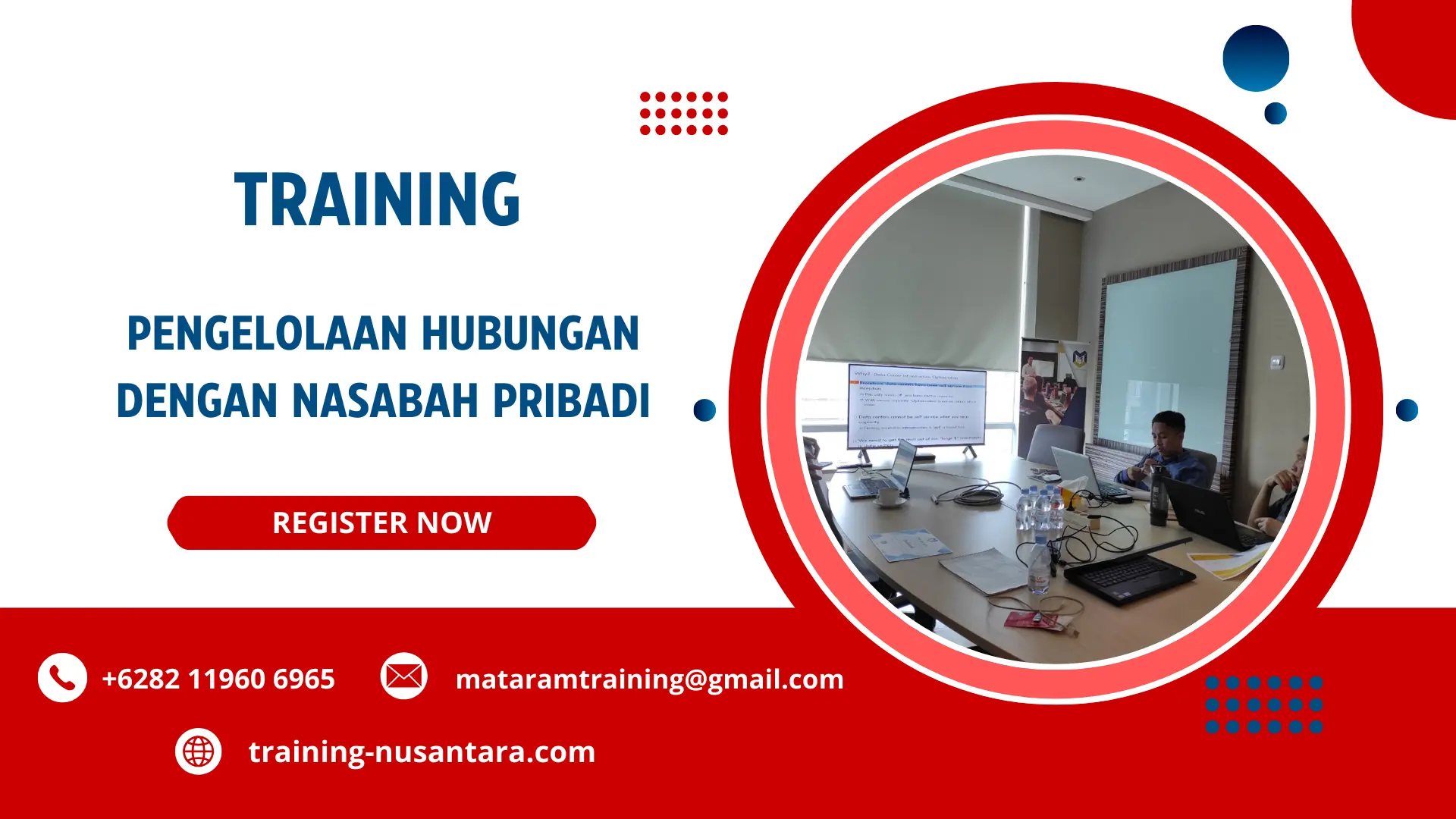 TRAINING PENGELOLAAN HUBUNGAN DENGAN NASABAH PRIBADI JAKARTA