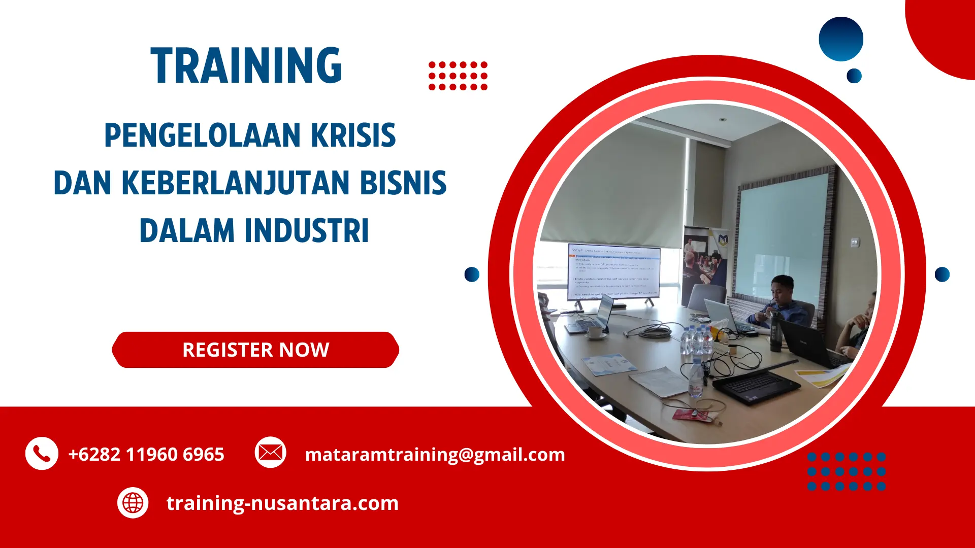 TRAINING PENGELOLAAN KRISIS DAN KEBERLANJUTAN BISNIS DALAM INDUSTRI JAKARTA