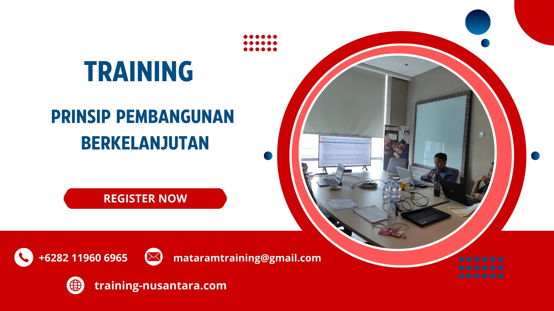 TRAINING PRINSIP PEMBANGUNAN BERKELANJUTAN