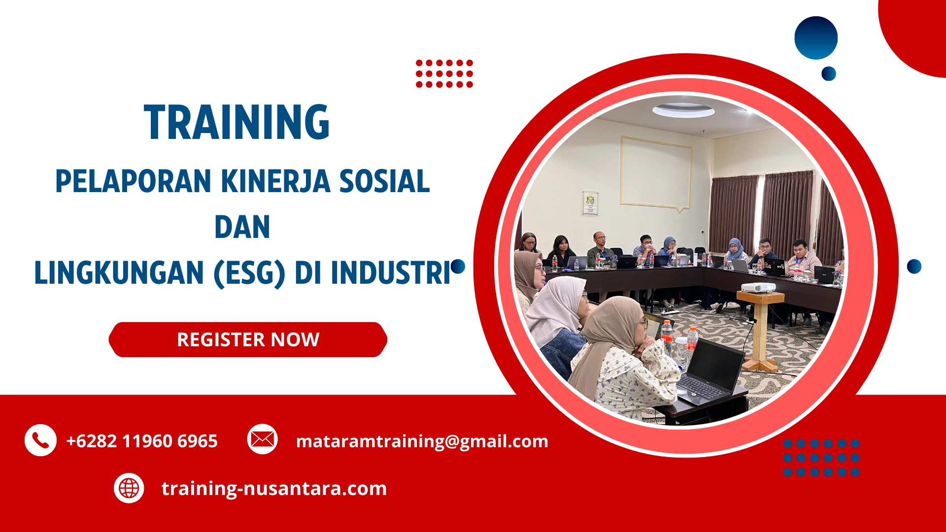 training laporan kinerja sosial dan lingkungan industri
