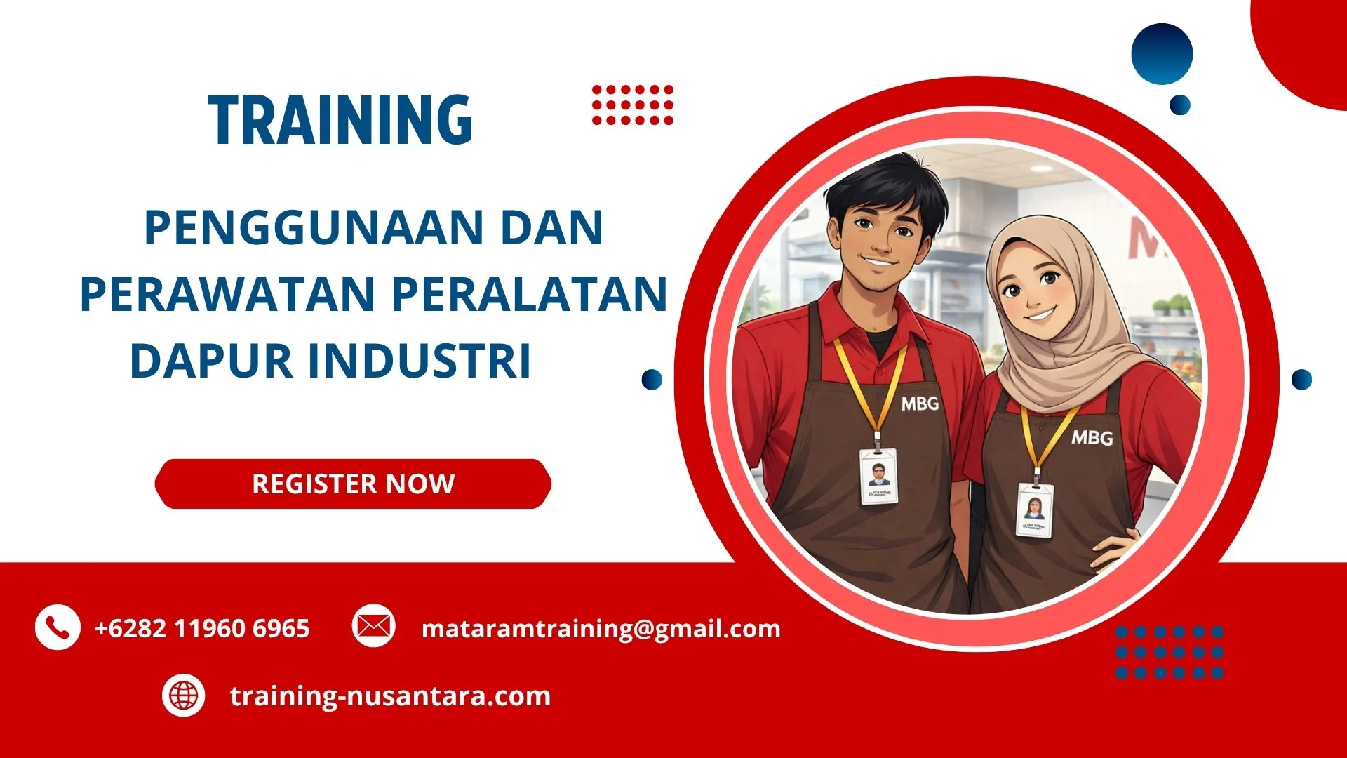 training peralatan dapur industri JAKARTA