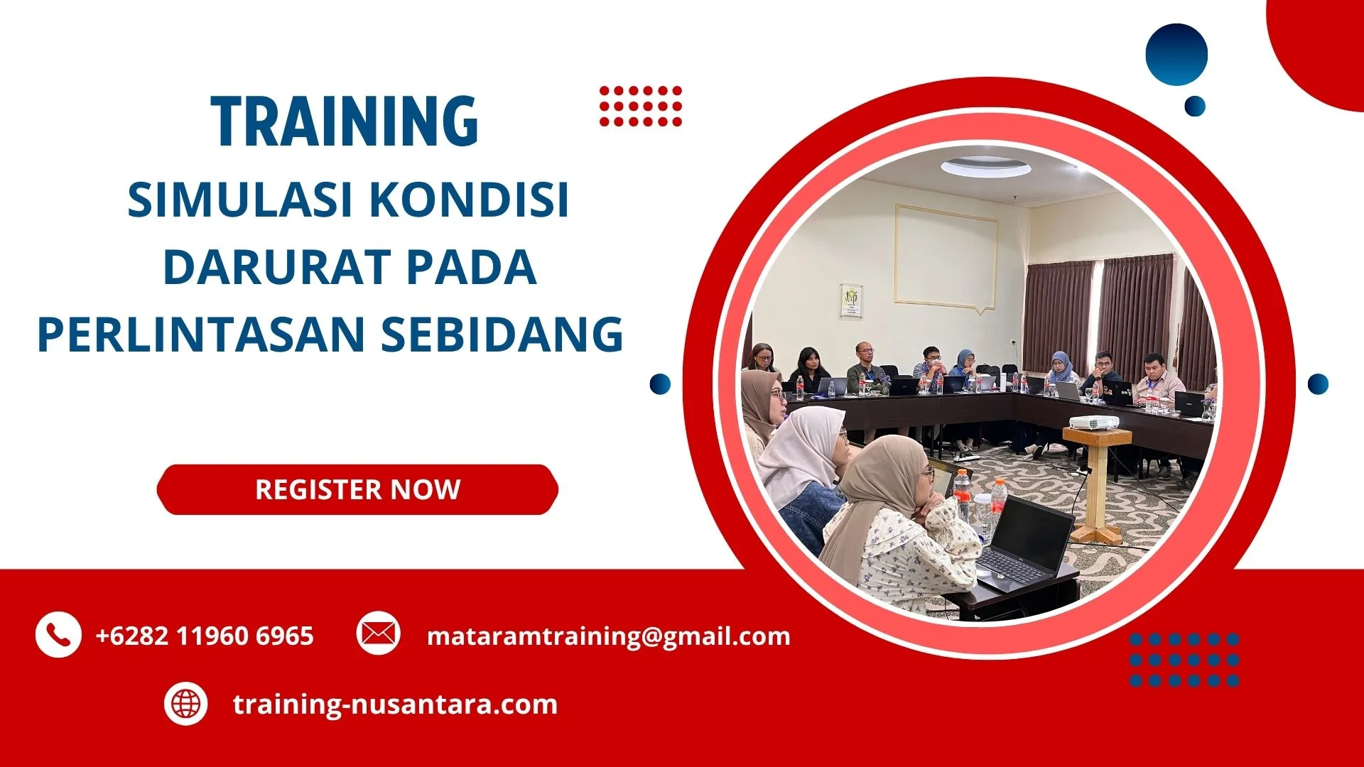 training simulasi darurat perlintasan kereta jakarta