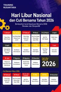  JADWAL LIBUR NASIONAL & CUTI BERSAMA 2026