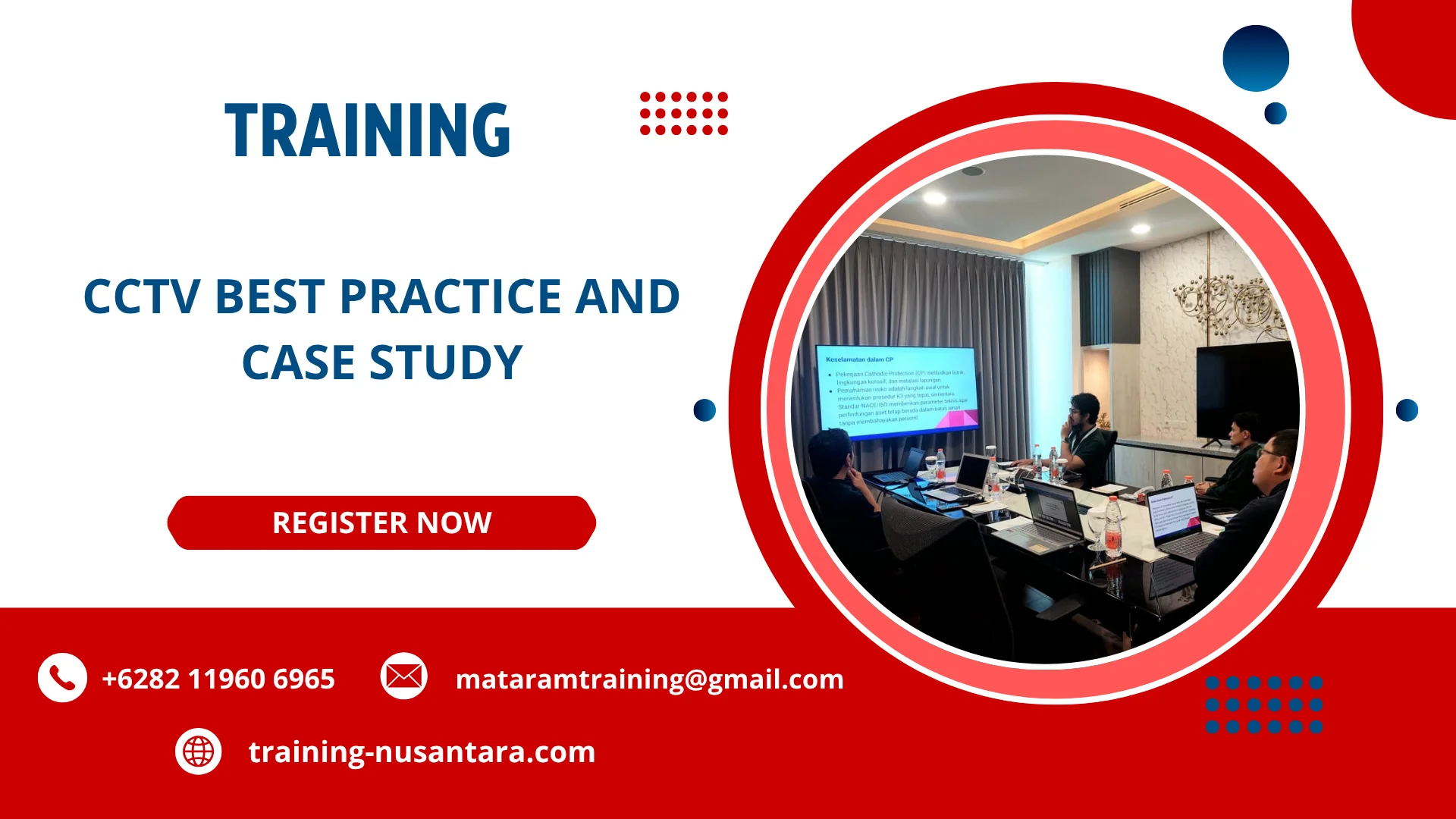 TRAINING CCTV BEST PRACTICE AND CASE STUDY DI JAKARTA