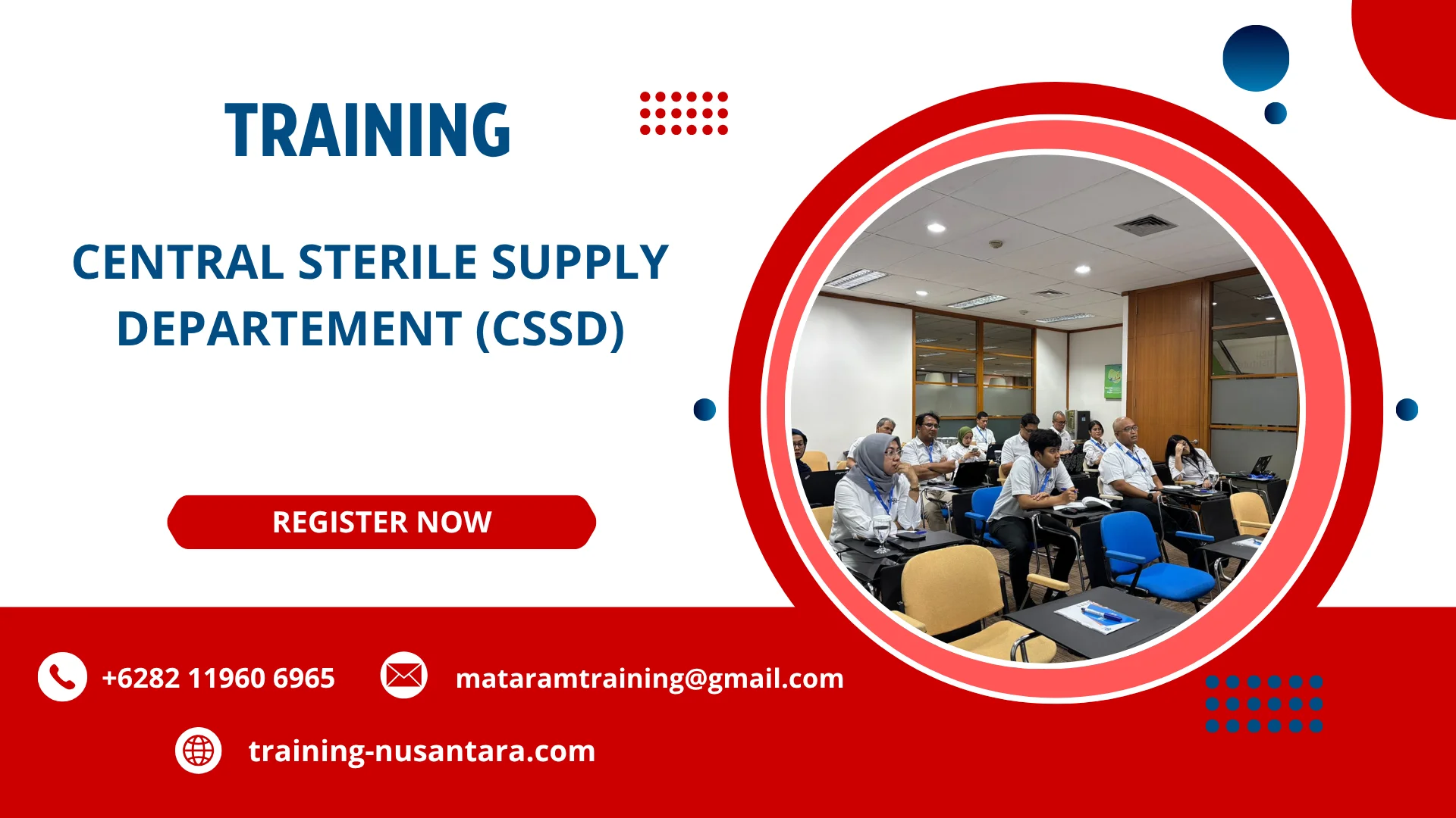 TRAINING CENTRAL STERILE SUPPLY DEPARTEMENT (CSSD) DI JAKARTA
