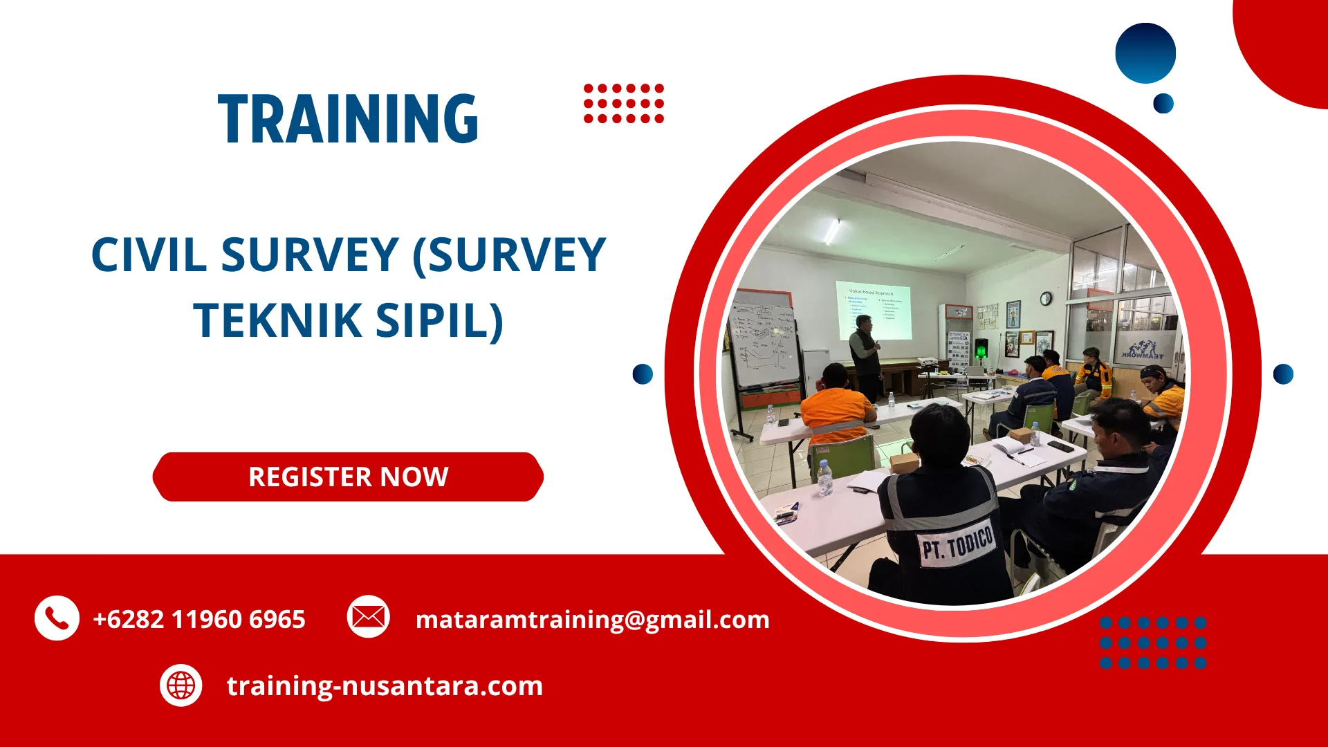 TRAINING CIVIL SURVEY (SURVEY TEKNIK SIPIL) DI JAKARTA