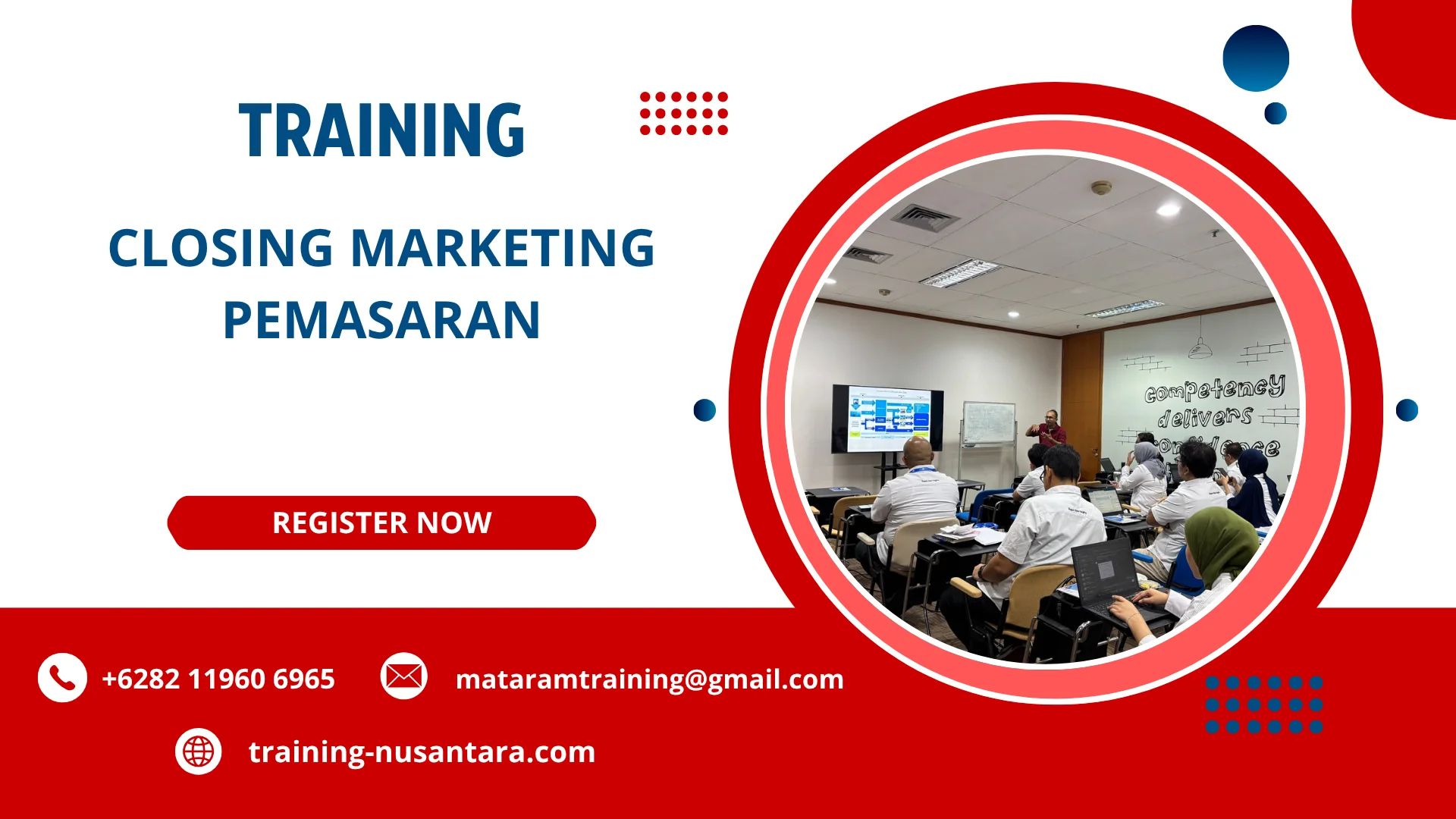 TRAINING CLOSING MARKETING PEMASARAN DI JAKARTA