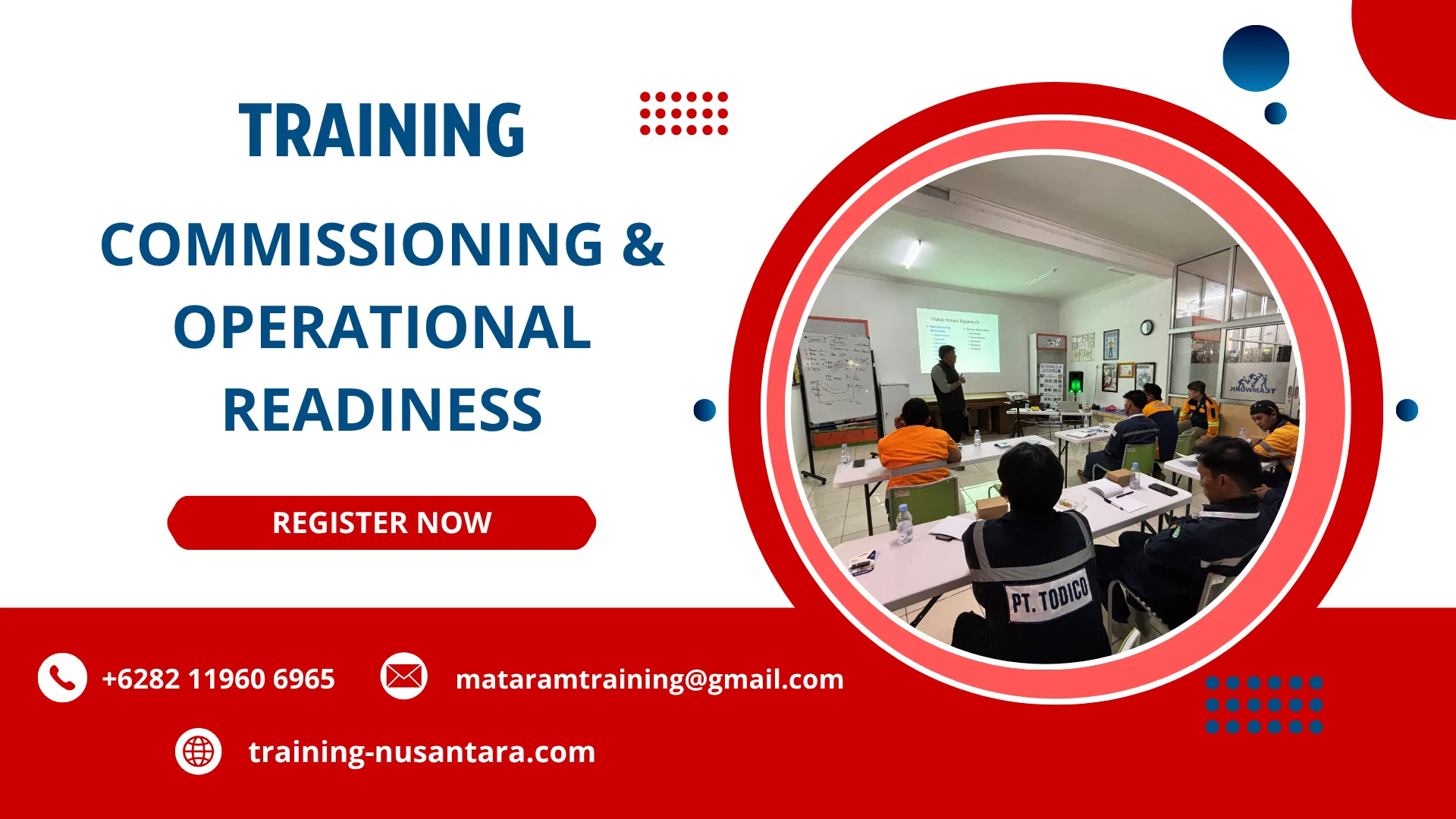 TRAINING COMMISSIONING & OPERATIONAL READINESS DI JAKARTA