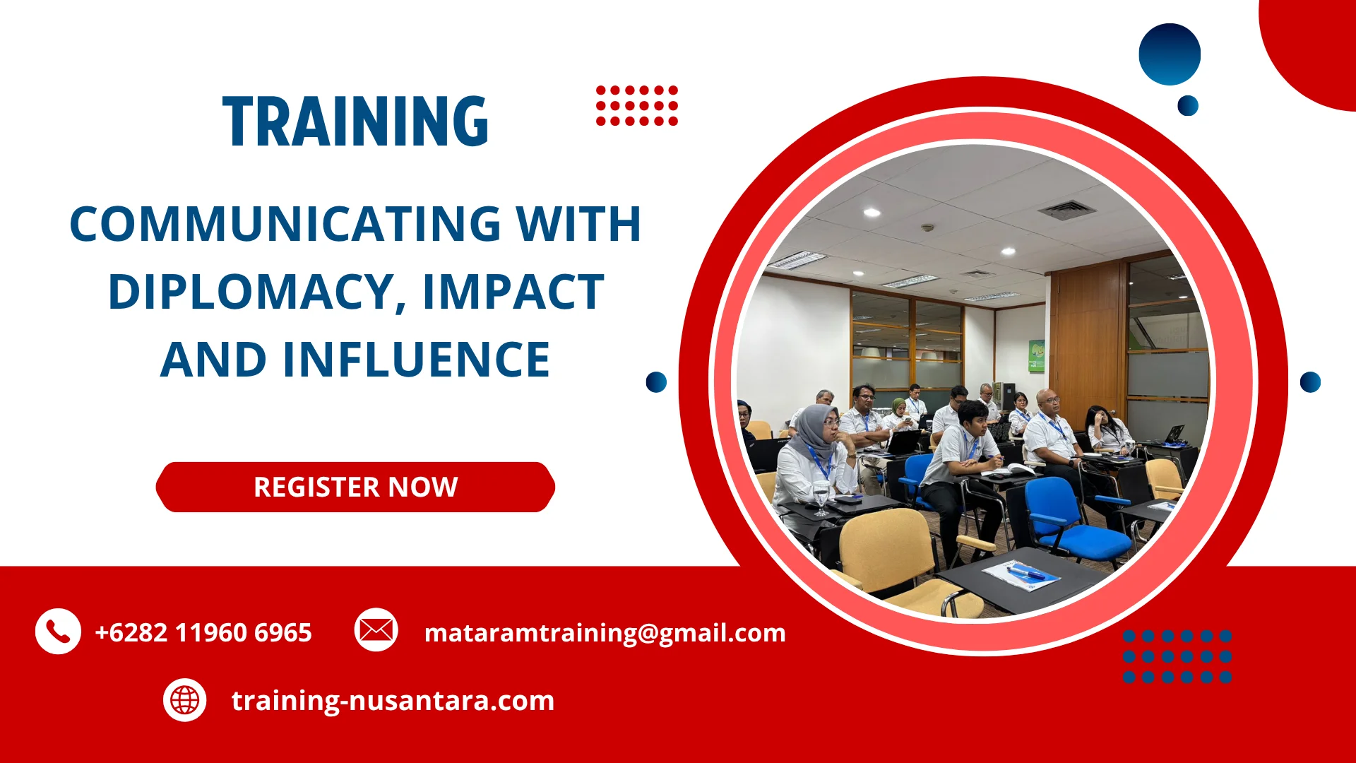 TRAINING COMMUNICATING WITH DIPLOMACY, IMPACT AND INFLUENCE DI JAKARTA