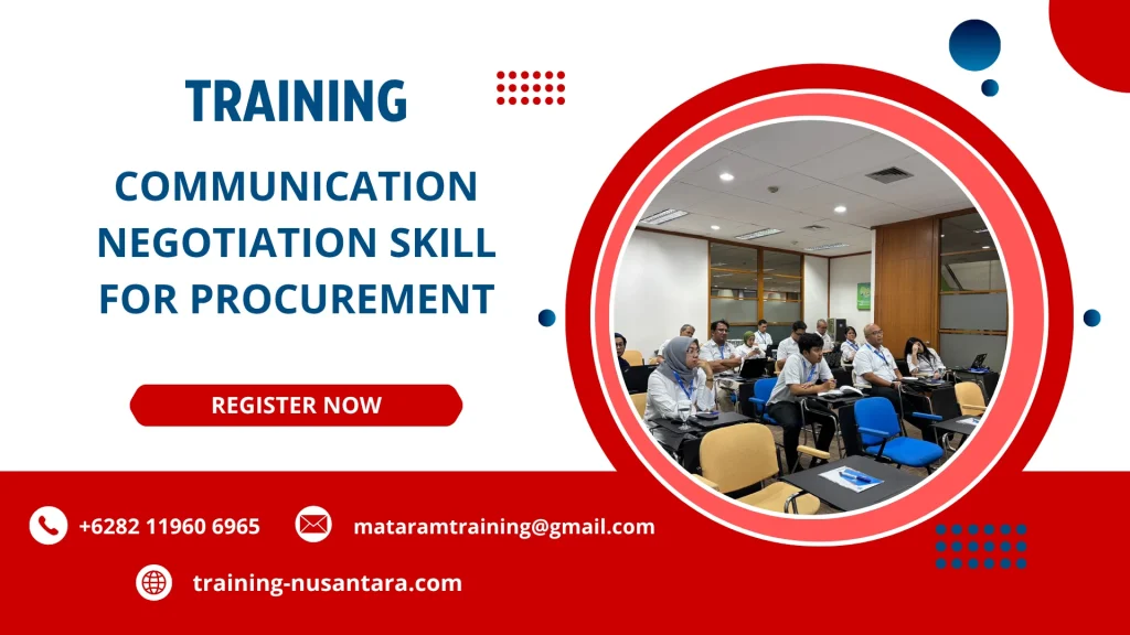 TRAINING COMMUNICATION NEGOTIATION SKILL FOR PROCUREMENT DI JAKARTA