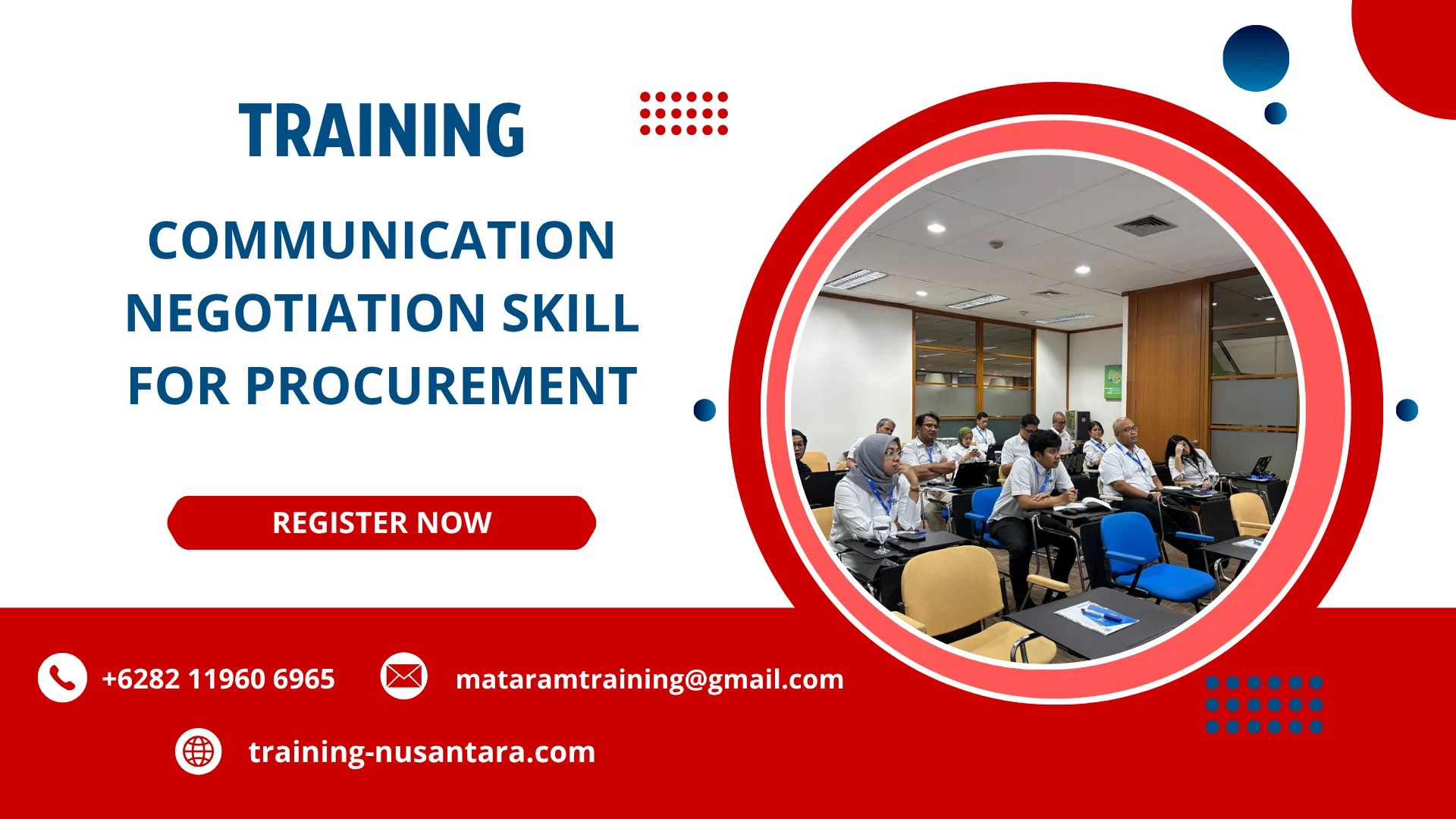 TRAINING COMMUNICATION NEGOTIATION SKILL FOR PROCUREMENT DI JAKARTA