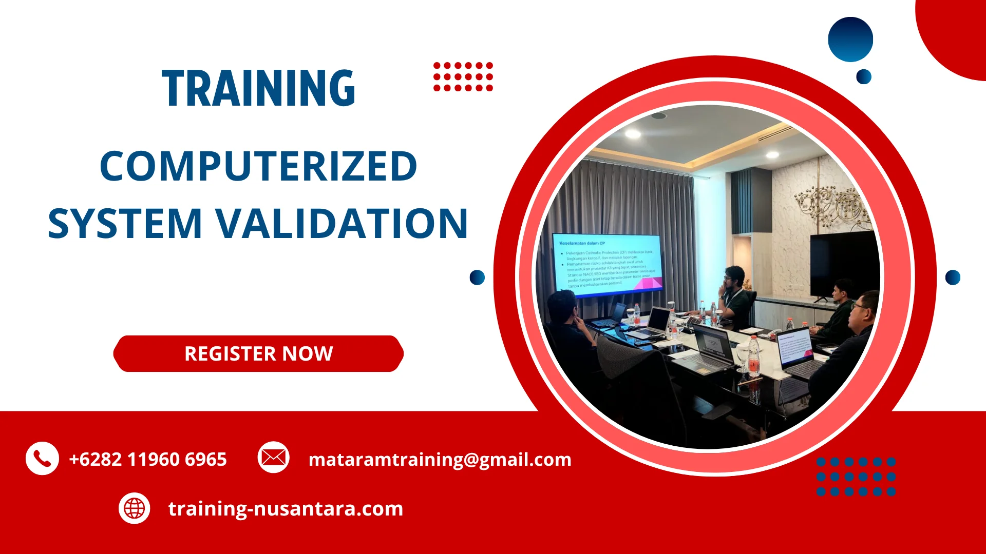 TRAINING COMPUTERIZED SYSTEM VALIDATION DI JAKARTA