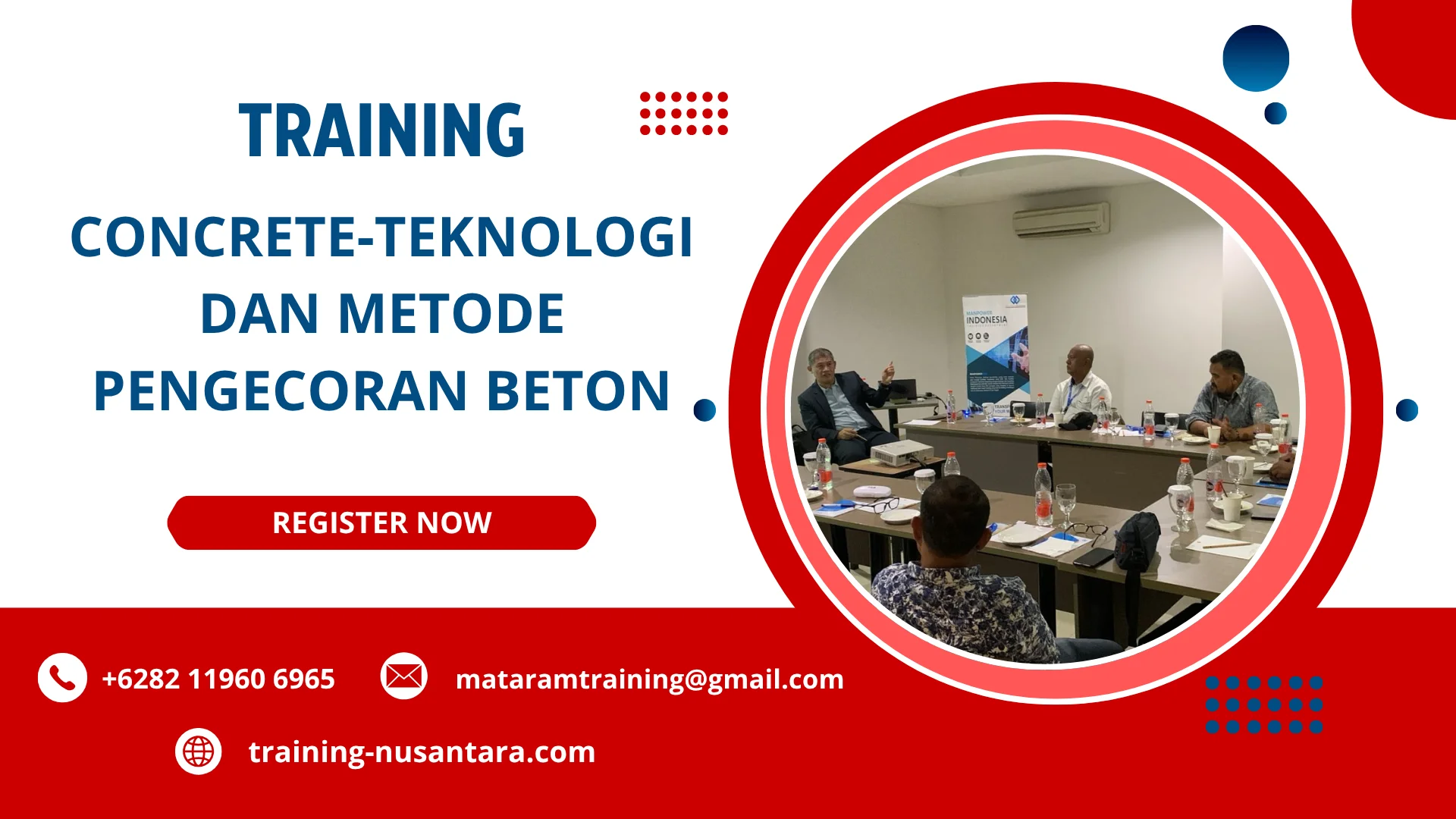 TRAINING CONCRETE-TEKNOLOGI DAN METODE PENGECORAN BETON DI JAKARTA