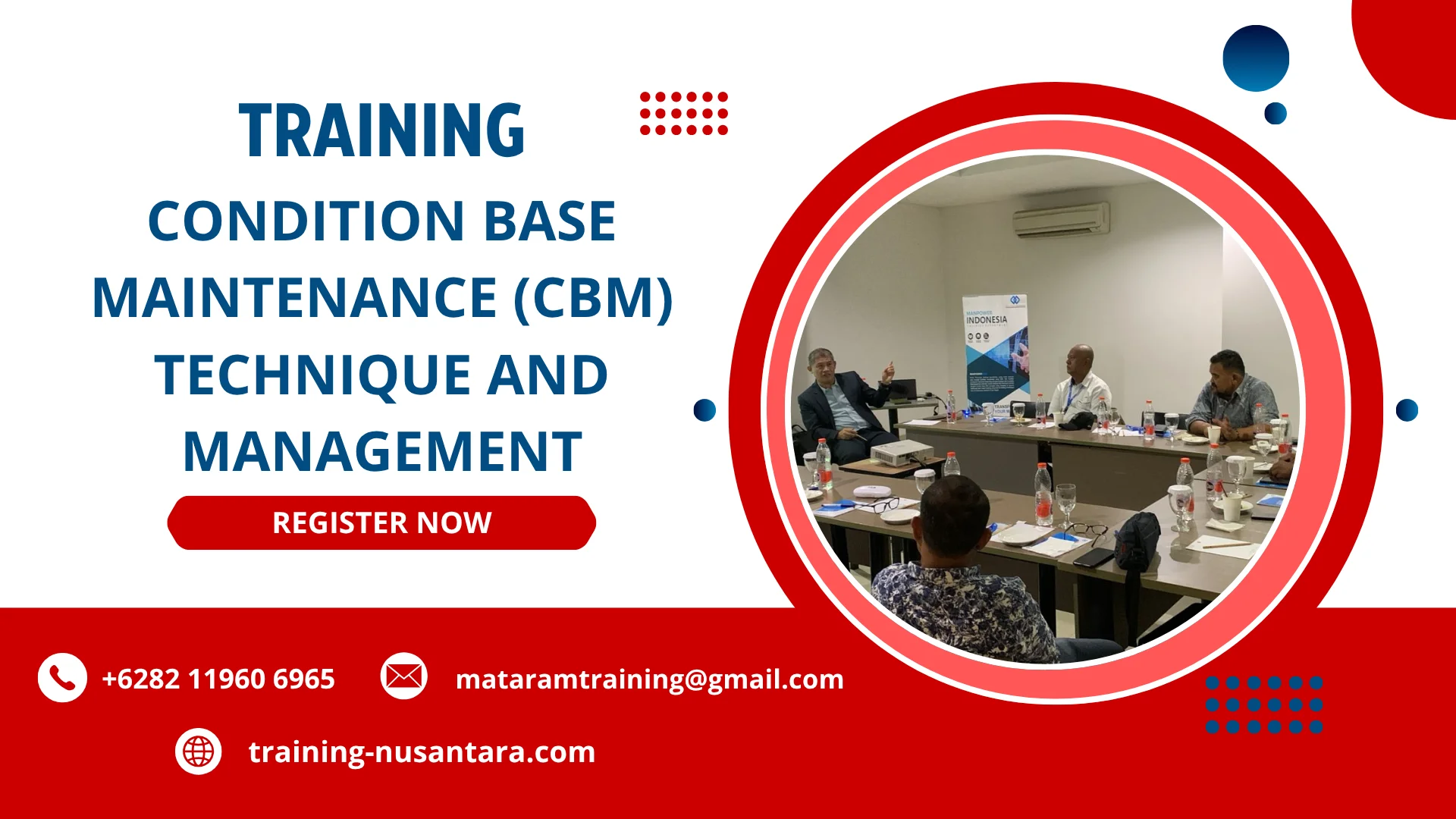 TRAINING CONDITION BASE MAINTENANCE (CBM) TECHNIQUE AND MANAGEMENT DI JAKARTA