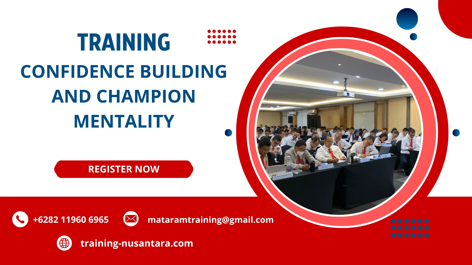 TRAINING CONFIDENCE BUILDING AND CHAMPION MENTALITY DI JAKARTA
