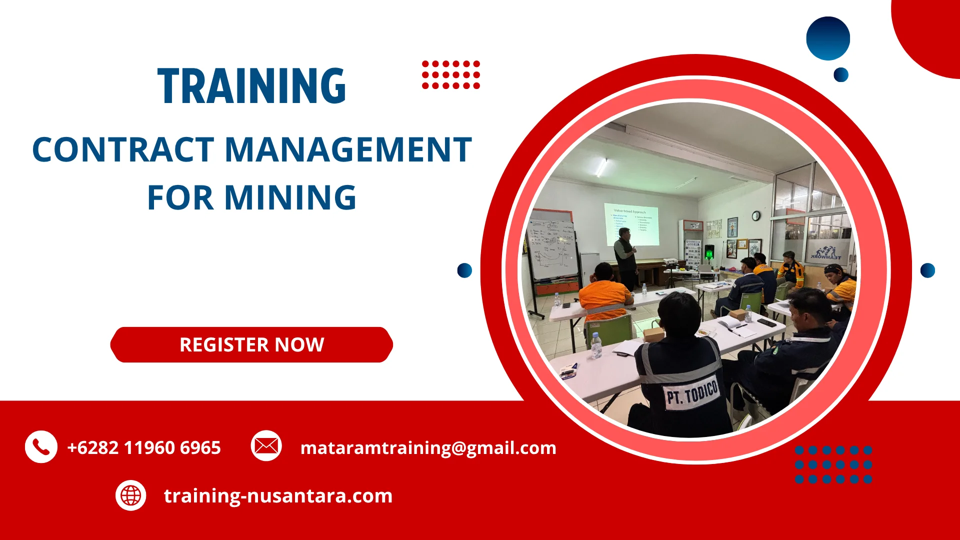 TRAINING CONTRACT MANAGEMENT FOR MINING DI JAKARTA