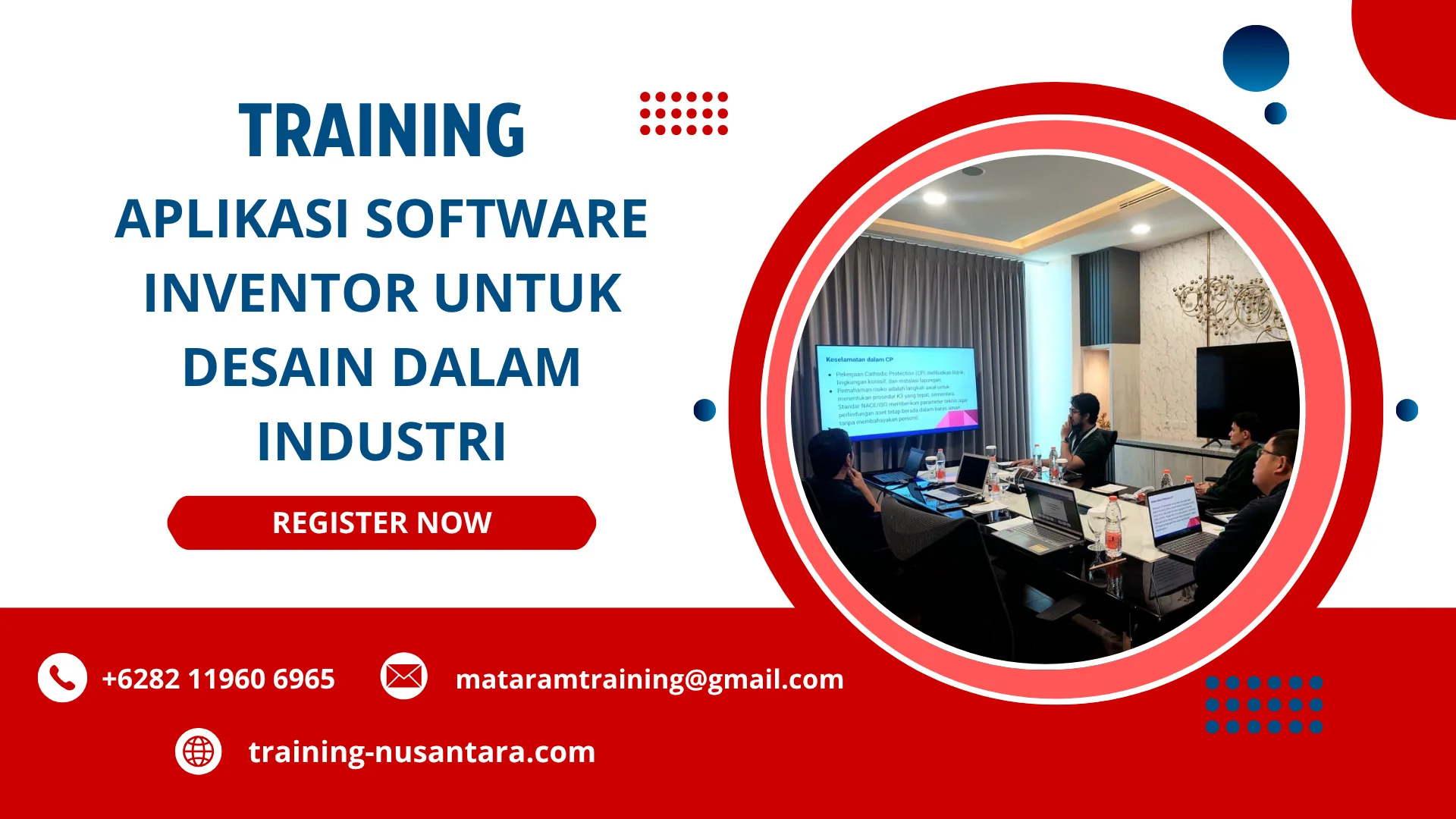 TRAINING APLIKASI SOFTWARE INVENTOR UNTUK DESAIN DALAM INDUSTRI DI JAKARTA