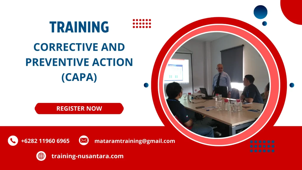 TRAINING CORRECTIVE AND PREVENTIVE ACTION (CAPA) DI JAKARTA