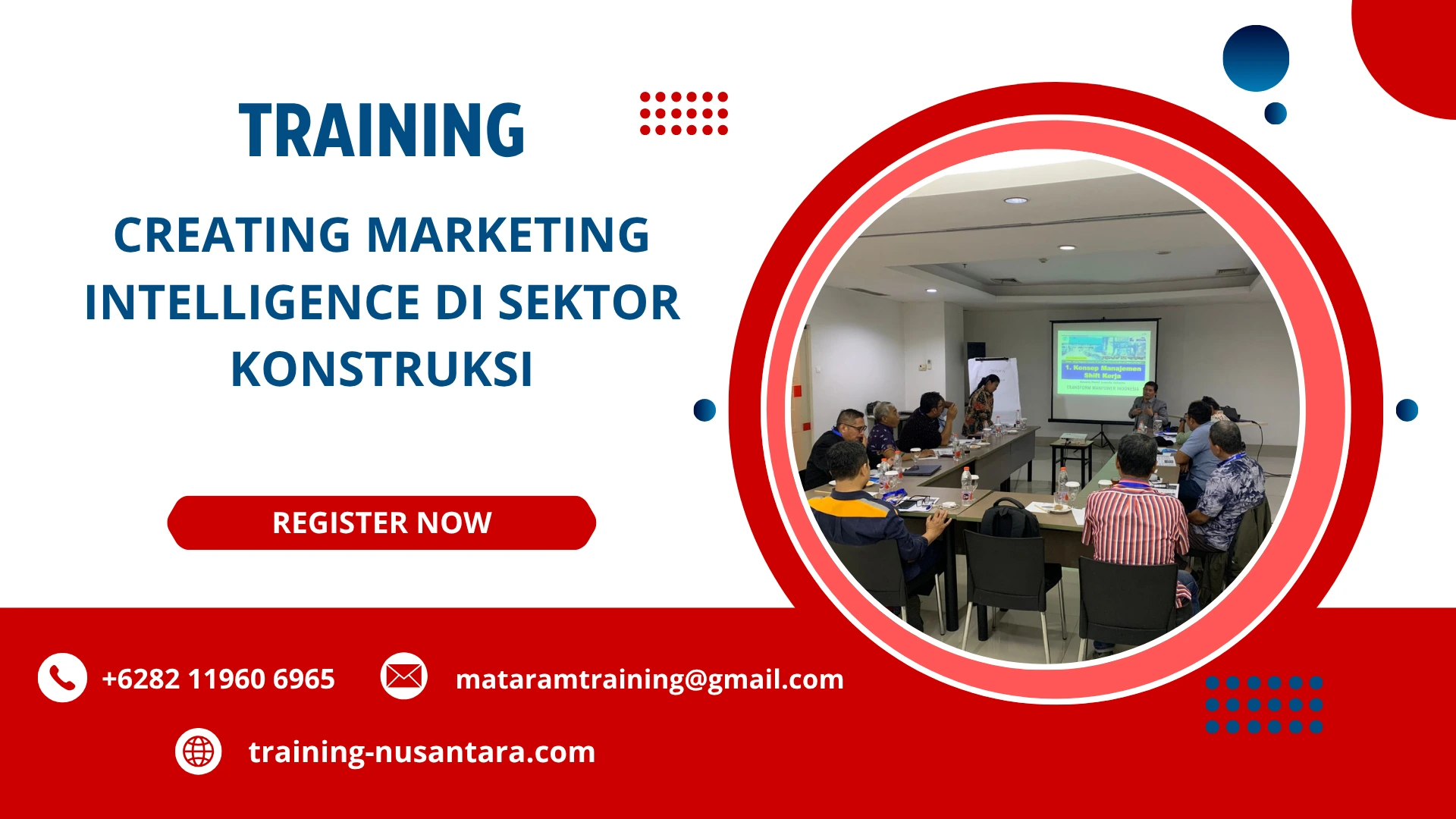 TRAINING CREATING MARKETING INTELLIGENCE DI SEKTOR KONSTRUKSI DI JAKARTA