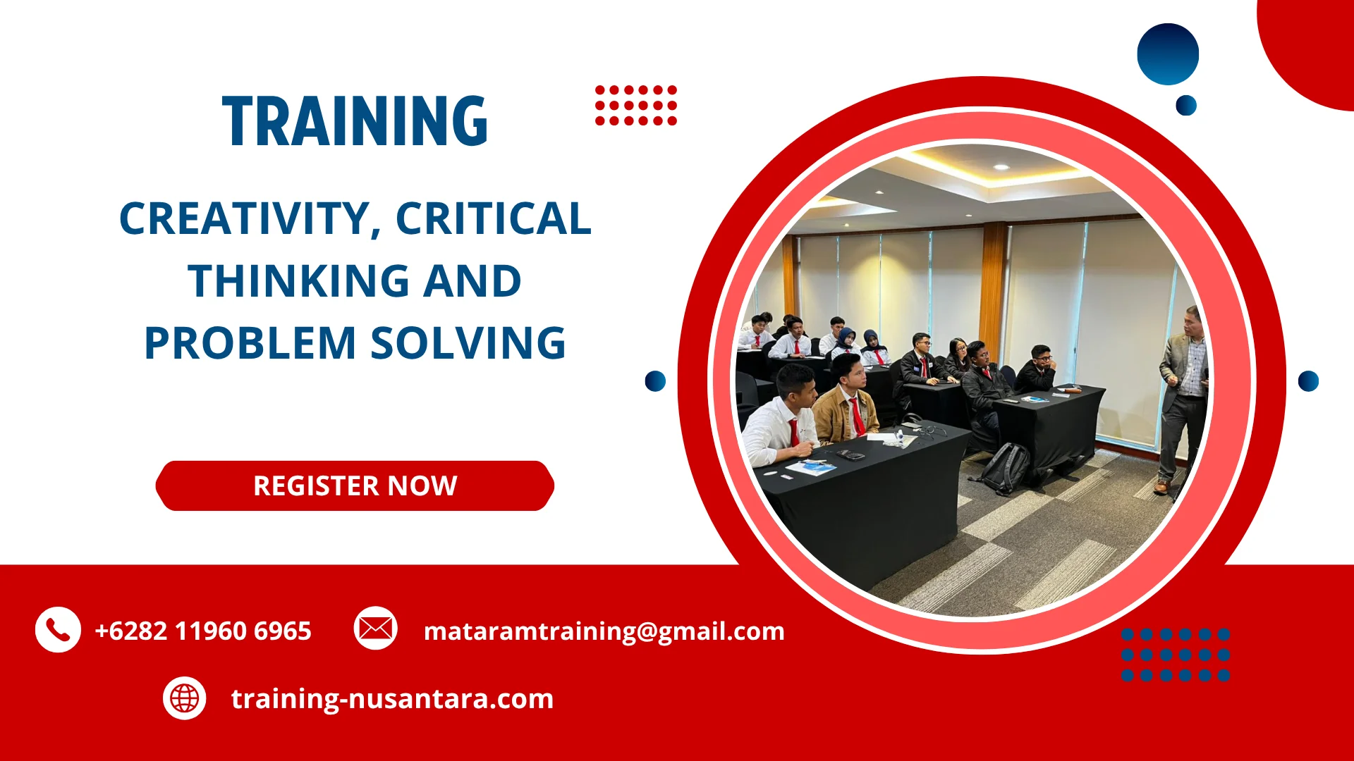 TRAINING CREATIVITY, CRITICAL THINKING AND PROBLEM SOLVING DI JAKARTA