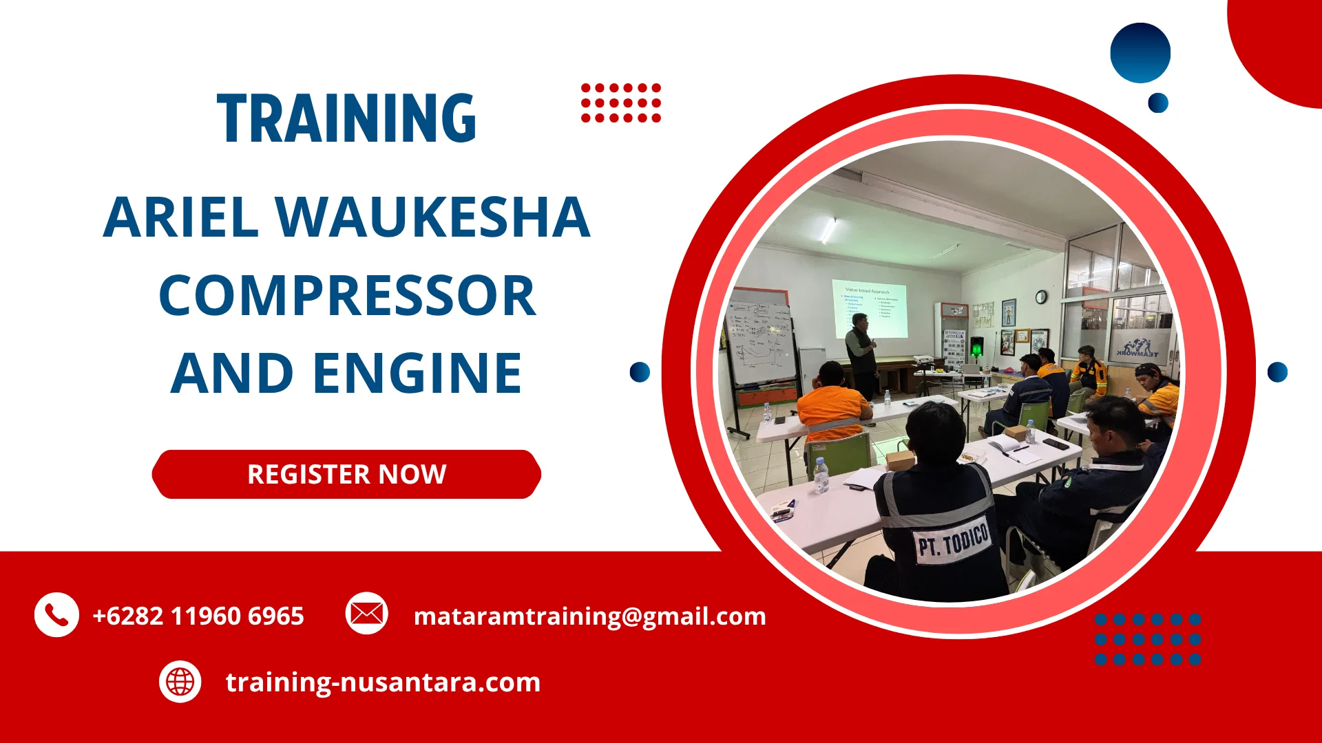 TRAINING ARIEL WAUKESHA COMPRESSOR AND ENGINE DI JAKARTA