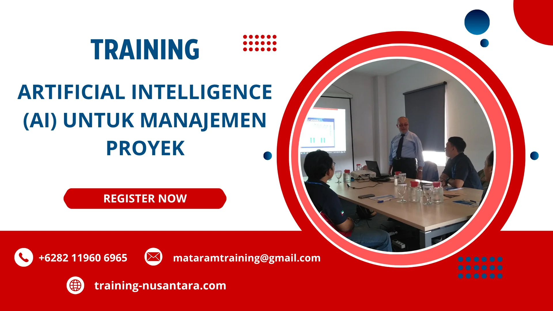 TRAINING ARTIFICIAL INTELLIGENCE (AI) UNTUK MANAJEMEN PROYEK DI JAKARTA