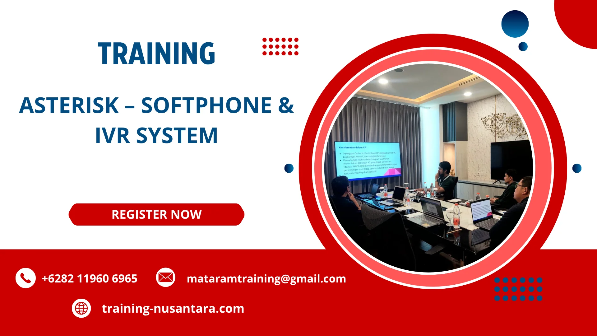 TRAINING ASTERISK – SOFTPHONE & IVR SYSTEM DI JAKARTA