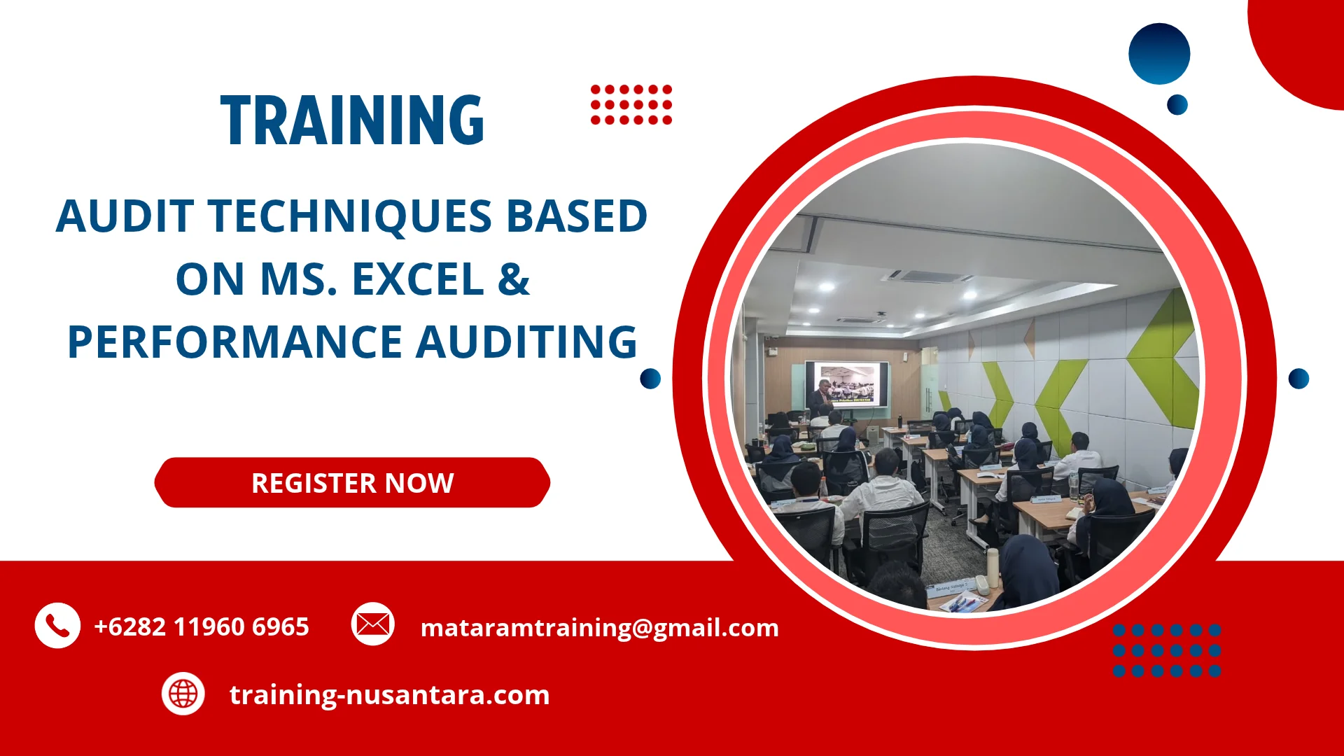 TRAINING AUDIT TECHNIQUES BASED ON MS. EXCEL & PERFORMANCE AUDITING DI JAKARTA